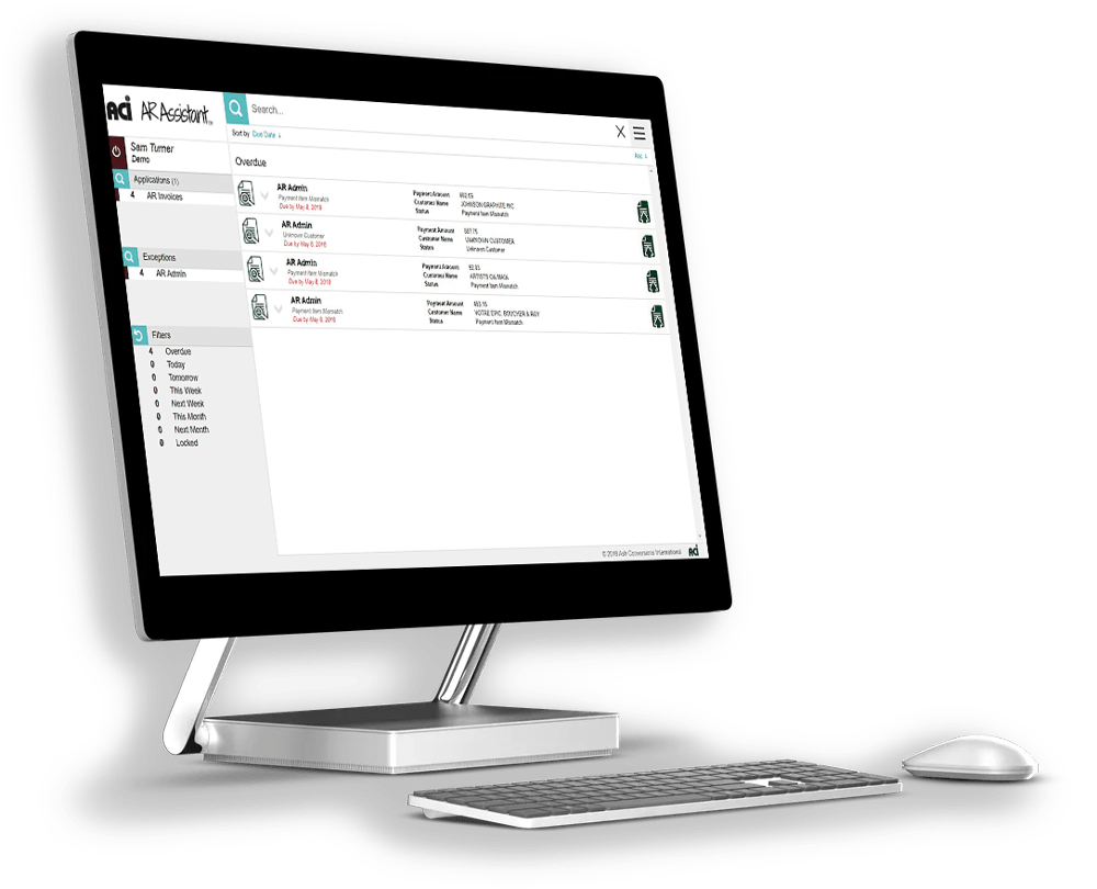 * Accounts Receivable Automation Software on Desktop